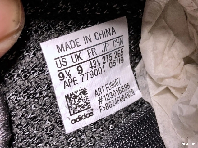 350 Yeezy Boost (Reflective) Adidas FU9007 Black Static - V2 0716